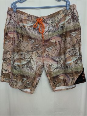 Guy Harvey Fish Print Board Shorts Size 42